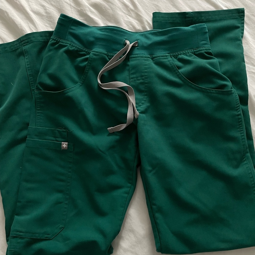 Figs XXS Kade Hunter Green